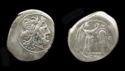 Anonymous, Victoriatus, Second Punic War Issue, Scarce!